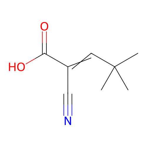 2-氰基-4,4-二甲基戊-2-烯酸,2-Cyano-4,4-dimethylpent-2-enoic acid