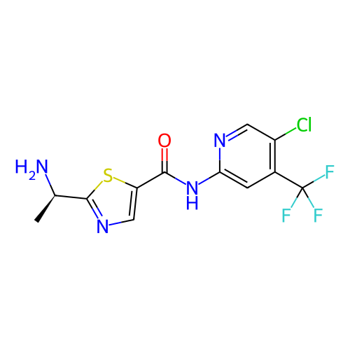 (R)-2-(1-氨基乙基)-N-(5-氯-4-(三氟甲基)吡啶-2-基)噻唑-5-甲酰胺,(R)-2-(1-aminoethyl)-N-(5-chloro-4-(trifluoromethyl)pyridin-2-yl)thiazole-5-carboxamide