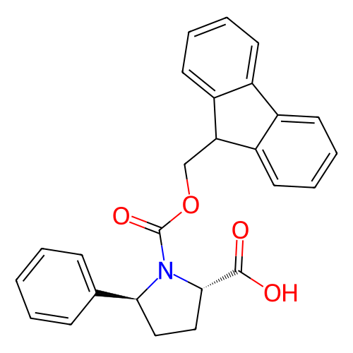 (2S,5S)-1-(((9H-芴-9-基)甲氧基)羰基)-5-苯基吡咯烷-2-羧酸,(2S,5S)-1-(((9H-Fluoren-9-yl)methoxy)carbonyl)-5-phenylpyrrolidine-2-carboxylic acid