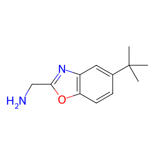 (5-(叔丁基)苯并[d]噁唑-2-基)甲胺,(5-(Tert-butyl)benzo[d]oxazol-2-yl)methanamine