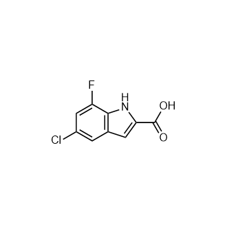 5-氯-7-氟-1H-吲哚-2-羧酸,5-Chloro-7-fluoro-1H-indole-2-carboxylic acid
