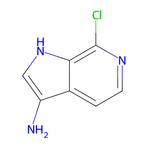 7-氯-1H-吡咯并[2,3-c]吡啶-3-胺,7-Chloro-1H-pyrrolo[2,3-c]pyridin-3-amine