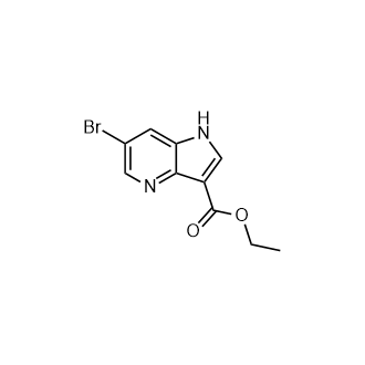 6-溴-1H-吡咯并[3,2-b]吡啶-3-羧酸乙酯,Ethyl 6-bromo-1H-pyrrolo[3,2-b]pyridine-3-carboxylate