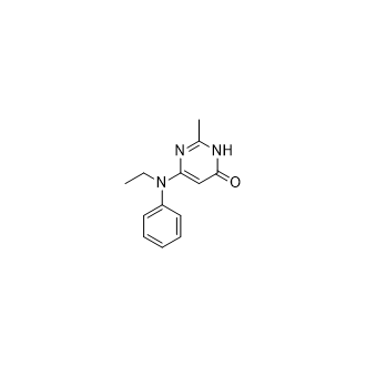 6-(乙基(苯基)氨基)-2-甲基嘧啶-4(3H)-酮,6-(Ethyl(phenyl)amino)-2-methylpyrimidin-4(3H)-one