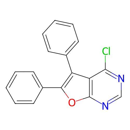 4-氯-5,6-二苯基呋喃并[2,3-d]嘧啶,4-Chloro-5,6-diphenylfuro[2,3-d]pyrimidine