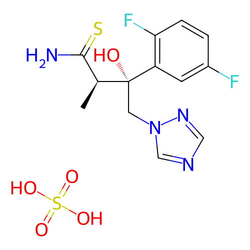 (2R,3R)-3-(2,5-二氟苯基)-3-羥基-2-甲基-4-(1H-1,2,4-三唑-1-基)硫代丁酰胺硫酸鹽,(2R,3R)-3-(2,5-Difluorophenyl)-3-hydroxy-2-methyl-4-(1H-1,2,4-triazol-1-yl)thiobutyramide sulfate