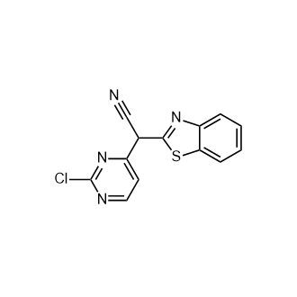 2-(苯并[d]噻唑-2-基)-2-(2-氯嘧啶-4-基)乙腈,2-(Benzo[d]thiazol-2-yl)-2-(2-chloropyrimidin-4-yl)acetonitrile