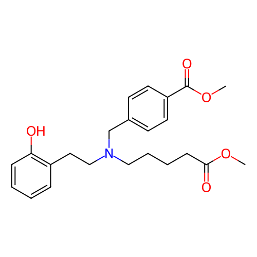 4-(((2-羟基苯乙基)(5-甲氧基-5-氧代戊基)氨基)甲基)苯甲酸甲酯,Methyl 4-(((2-hydroxyphenethyl)(5-methoxy-5-oxopentyl)amino)methyl)benzoate