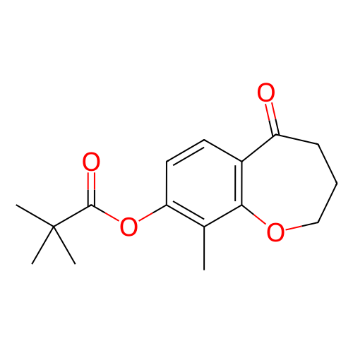 9-甲基-5-氧代-2,3,4,5-四氢苯并[b]氧杂-8-基新戊酸酯,9-Methyl-5-oxo-2,3,4,5-tetrahydrobenzo[b]oxepin-8-yl pivalate