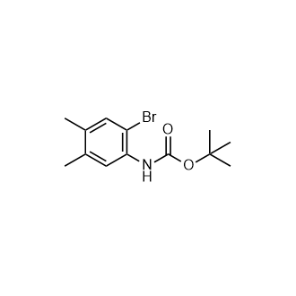 (2-溴-4,5-二甲基苯基)氨基甲酸叔丁酯,Tert-butyl (2-bromo-4,5-dimethylphenyl)carbamate