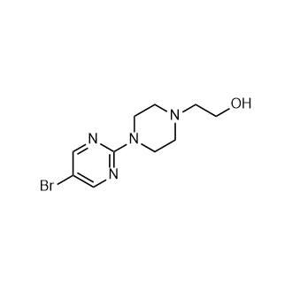 2-(4-(5-溴嘧啶-2-基)哌嗪-1-基)乙烷-1-醇,2-(4-(5-Bromopyrimidin-2-yl)piperazin-1-yl)ethan-1-ol