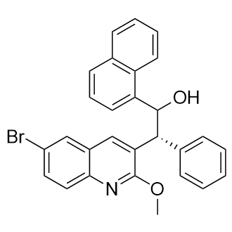 (βR)-6-溴-2-甲氧基-α-1-萘基-β-苯基-3-喹啉乙醇,(βR)-6-Bromo-2-methoxy-α-1-naphthalenyl-β-phenyl-3-quinolineethanol