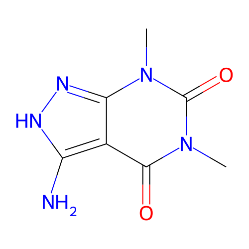 3-氨基-5,7-二甲基-2h,4h,5h,6h,7h-吡唑并[3,4-d]嘧啶-4,6-二酮,3-Amino-5,7-dimethyl-2h,4h,5h,6h,7h-pyrazolo[3,4-d]pyrimidine-4,6-dione