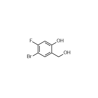 4-溴-5-氟-2-(羟甲基)苯酚,4-Bromo-5-fluoro-2-(hydroxymethyl)phenol