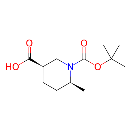 顺式-6-甲基- 哌啶-1,3-二甲酸1-叔丁酯,Cis-6-methyl-piperidine-1,3-dicarboxylic acid 1-tert-butyl ester