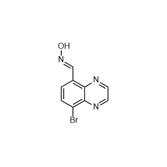 (E)-8-溴喹喔啉-5-甲醛肟,(E)-8-Bromoquinoxaline-5-carbaldehyde oxime