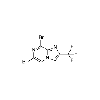 6,8-二溴-2-(三氟甲基)咪唑并[1,2-a]吡嗪,6,8-Dibromo-2-(trifluoromethyl)imidazo[1,2-a]pyrazine