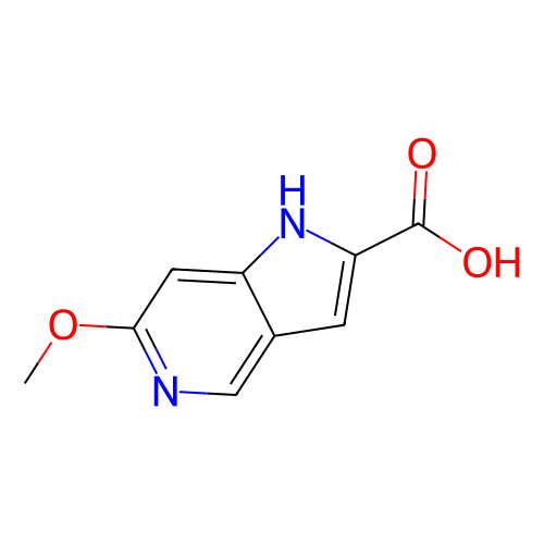 6-甲氧基-1H-吡咯并[3,2-c]吡啶-2-羧酸,6-Methoxy-1H-pyrrolo[3,2-c]pyridine-2-carboxylic acid