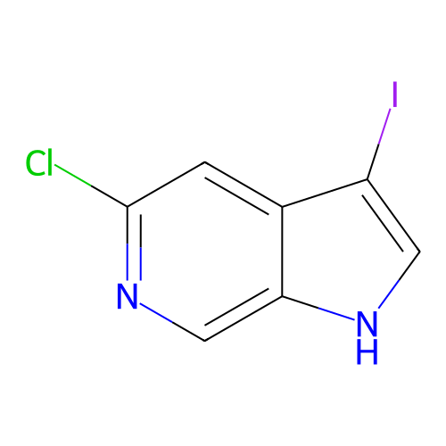 5-氯-3-碘-1H-吡咯并[2,3-c]吡啶,5-Chloro-3-iodo-1H-pyrrolo[2,3-c]pyridine