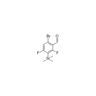 6-溴-2,4-二氟-3-(三甲基硅烷基)苯甲醛,6-Bromo-2,4-difluoro-3-(trimethylsilyl)benzaldehyde