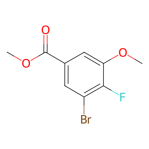 3-溴-4-氟-5-甲氧基苯甲酸甲酯,Methyl 3-bromo-4-fluoro-5-methoxybenzoate