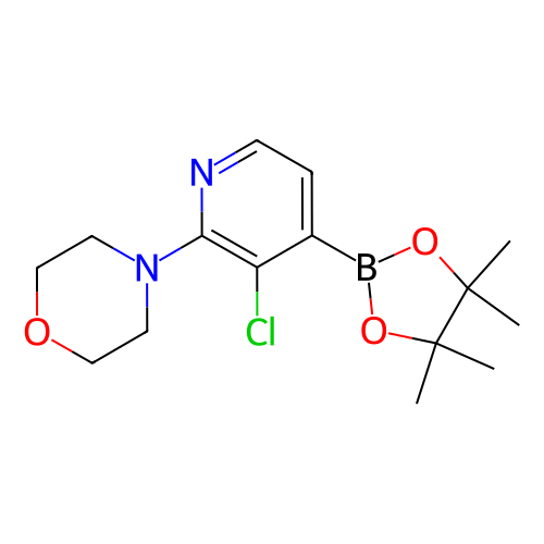 4-(3-氯-4-(4,4,5,5-四甲基-1,3,2-二氧硼雜環(huán)戊烷-2-基)吡啶-2-基)嗎啉,4-(3-Chloro-4-(4,4,5,5-tetramethyl-1,3,2-dioxaborolan-2-yl)pyridin-2-yl)morpholine