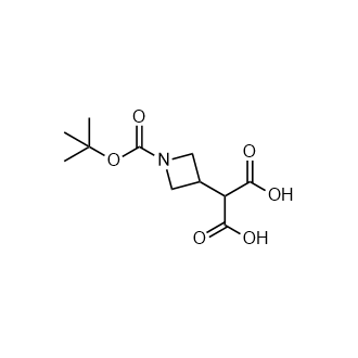 2-(1-(叔丁氧基羰基)氮雜環(huán)丁烷-3-基)丙二酸,2-(1-(Tert-butoxycarbonyl)azetidin-3-yl)malonic acid