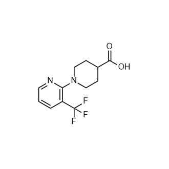 1-(3-(三氟甲基)吡啶-2-基)哌啶-4-羧酸,1-(3-(Trifluoromethyl)pyridin-2-yl)piperidine-4-carboxylic acid