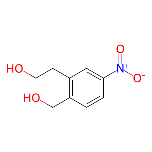 2-(2-羥甲基)-5-硝基苯基)乙醇,2-(2-(Hydroxymethyl)-5-nitrophenyl)ethanol