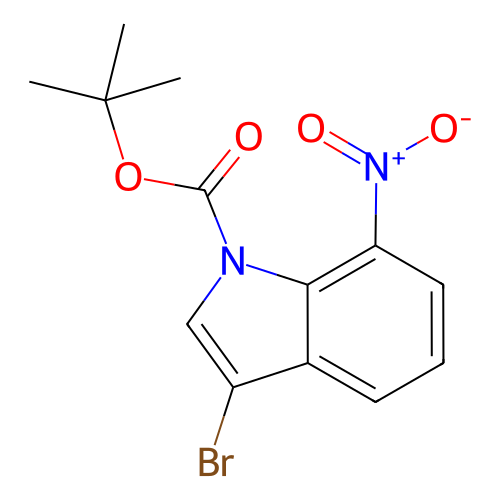 1-Boc-3-溴-7-硝基吲哚,1-Boc-3-Bromo-7-nitroindole