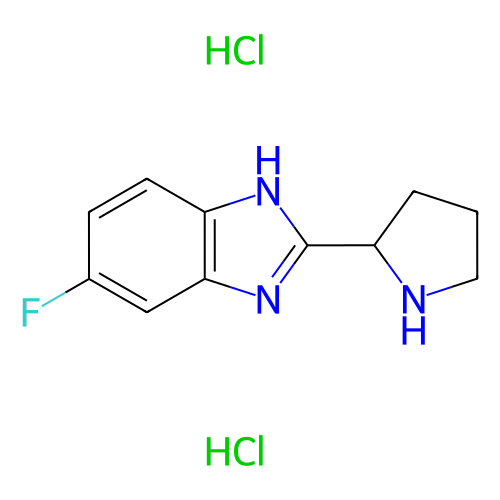 5-氟-2-(吡咯烷-2-基)-1H-苯并[d]咪唑二鹽酸鹽,5-Fluoro-2-(pyrrolidin-2-yl)-1H-benzo[d]imidazole dihydrochloride