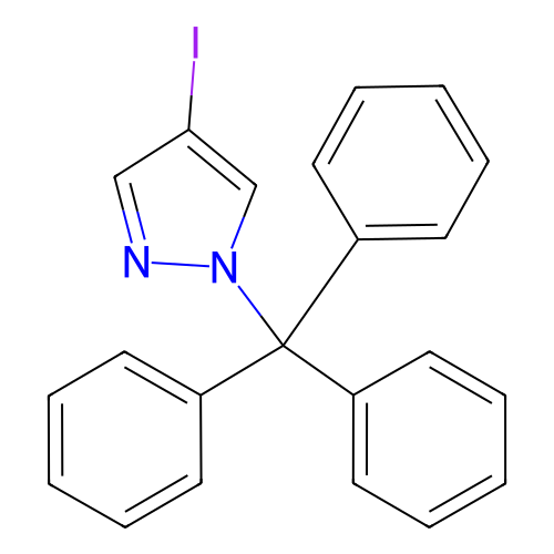 4-碘-1-三苯甲基-1H-吡唑,4-Iodo-1-trityl-1H-pyrazole