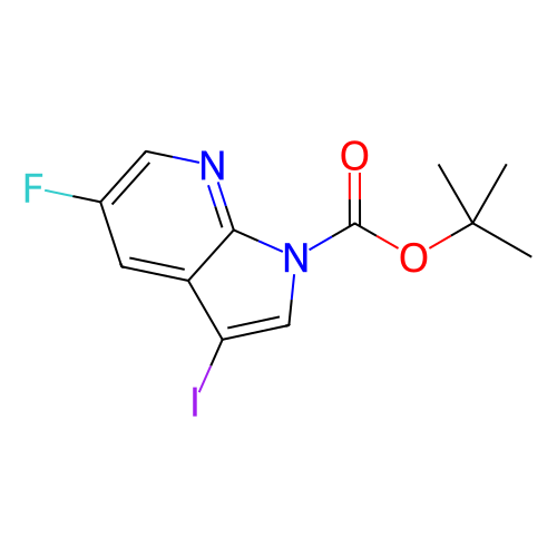 5-氟-3-碘-1H-吡咯并[2,3-b]吡啶-1-羧酸叔丁酯,tert-Butyl 5-fluoro-3-iodo-1H-pyrrolo[2,3-b]pyridine-1-carboxylate