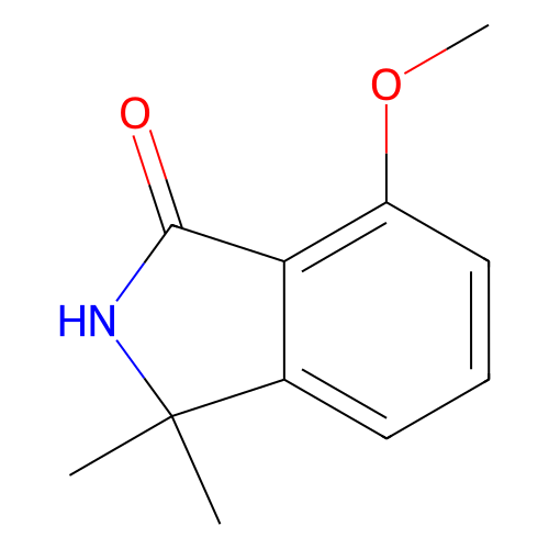 7-甲氧基-3,3-二甲基异吲哚啉-1-酮,7-Methoxy-3,3-dimethylisoindolin-1-one