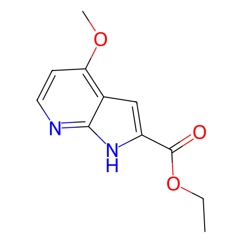 1H-吡咯并[2,3-b]吡啶-2-羧酸，4-甲氧基-乙酯,1H-Pyrrolo[2,3-b]pyridine-2-carboxylic acid, 4-methoxy-, ethyl ester