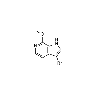 3-溴-7-甲氧基-1H-吡咯并[2,3-c]吡啶,3-Bromo-7-methoxy-1H-pyrrolo[2,3-c]pyridine