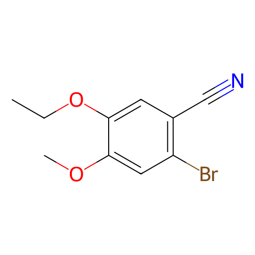 2-溴-5-乙氧基-4-甲氧基苯甲腈,2-Bromo-5-ethoxy-4-methoxybenzonitrile