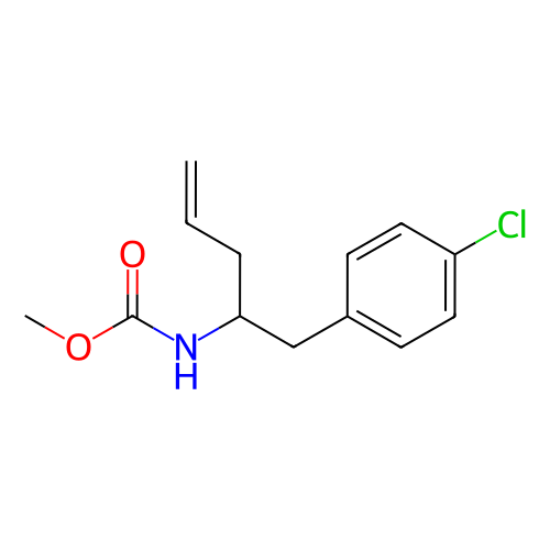 (1-(4-氯苯基)戊-4-烯-2-基)氨基甲酸甲酯,Methyl (1-(4-chlorophenyl)pent-4-en-2-yl)carbamate