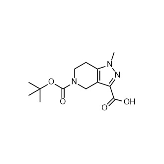 5-(叔丁氧基羰基)-1-甲基-4,5,6,7-四氢-1H-吡唑并[4,3-c]吡啶-3-羧酸,5-(tert-Butoxycarbonyl)-1-methyl-4,5,6,7-tetrahydro-1H-pyrazolo[4,3-c]pyridine-3-carboxylic acid