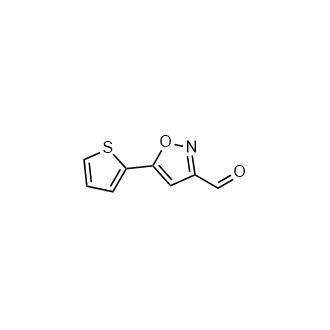 5-(噻吩-2-基)异噁唑-3-甲醛,5-(Thiophen-2-yl)isoxazole-3-carbaldehyde