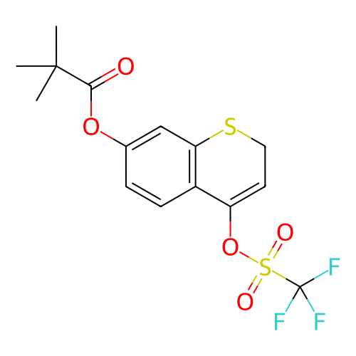 4-(((三氟甲基)磺酰基)氧基)-2H-硫代苯并噻吩-7-基新戊酸酯,4-(((Trifluoromethyl)sulfonyl)oxy)-2H-thiochromen-7-yl pivalate