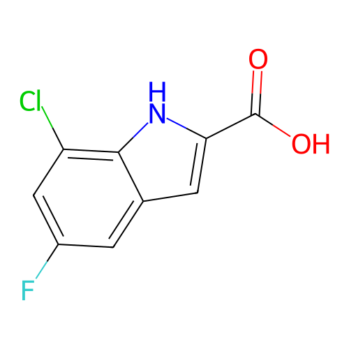 7-氯-5-氟-1H-吲哚-2-羧酸,7-Chloro-5-fluoro-1H-indole-2-carboxylic acid