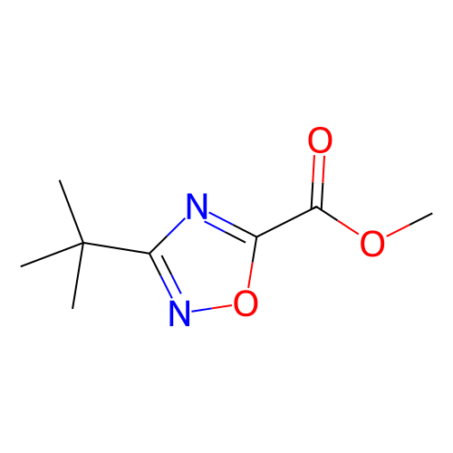 3-(叔丁基)-1,2,4-噁二唑-5-羧酸甲酯,Methyl 3-(tert-butyl)-1,2,4-oxadiazole-5-carboxylate