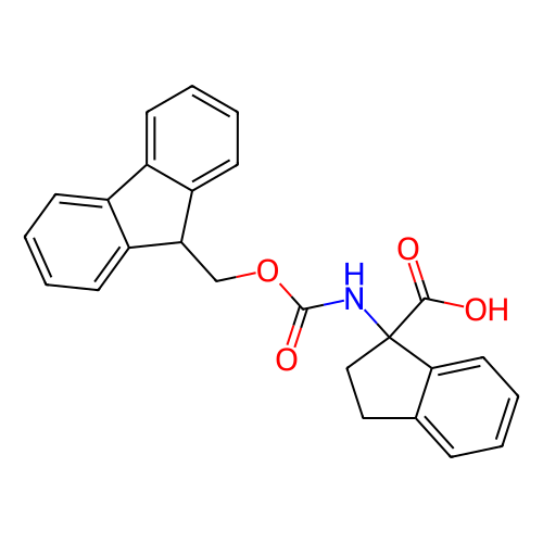 1-({[(9h-芴-9-基)甲氧基]羰基}氨基)-2,3-二氫-1h-茚-1-羧酸,1-({[(9h-fluoren-9-yl)methoxy]carbonyl}amino)-2,3-dihydro-1h-indene-1-carboxylic acid