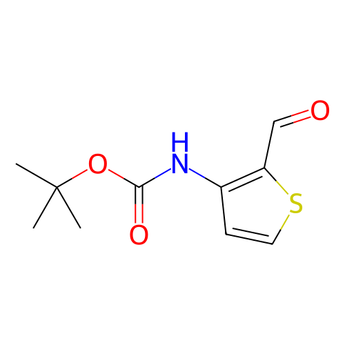 n-(2-甲?；绶?3-基)氨基甲酸叔丁酯,Tert-butyl n-(2-formylthiophen-3-yl)carbamate