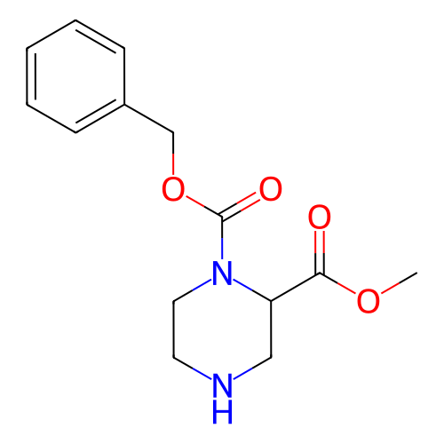 N1-Cbz-哌嗪-2-甲酸甲酯,1-Benzyl 2-methyl piperazine-1,2-dicarboxylate