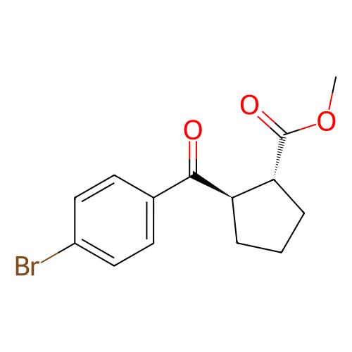 (1R,2R)-2-(4-溴苯甲酰基)-环戊烷羧酸甲酯,(1R,2R)-Methyl 2-(4-bromobenzoyl)cyclopentanecarboxylate
