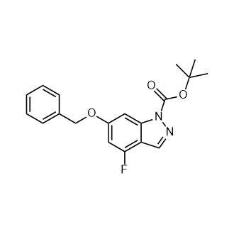 6-(苄氧基)-4-氟-1H-吲唑-1-羧酸叔丁酯,Tert-butyl 6-(benzyloxy)-4-fluoro-1H-indazole-1-carboxylate