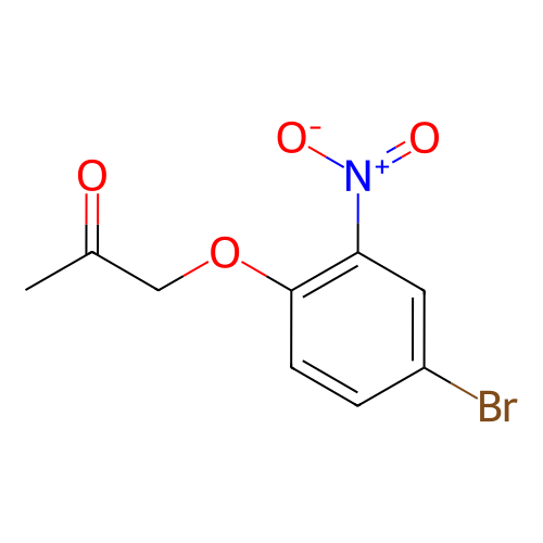 1-(4-溴-2-硝基苯氧基)丙烷-2-酮,1-(4-Bromo-2-nitrophenoxy)propan-2-one