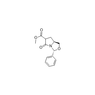 (3R,7aS)-5-氧代-3-苯基六氢吡咯并[1,2-c]噁唑-6-羧酸甲酯,(3R,7aS)-methyl 5-oxo-3-phenylhexahydropyrrolo[1,2-c]oxazole-6-carboxylate